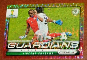 2014 Panini Prizm World Cup Vincent Enyeama Guardians Yellow & Red Pulsar Prizms - Picture 1 of 2