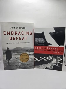 Embracing Defeat & Dogs and Demons Paperback Book Lot 2 books - Foto 1 di 13