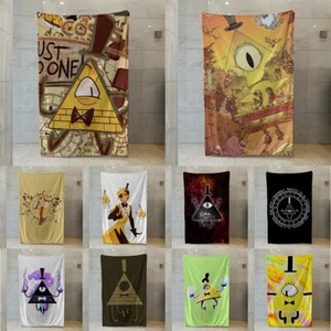 Gravity Falls Bill Code Fleece Blanket Cartoon Print Bed Blanket Sofa Blanket - Picture 1 of 54