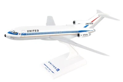 Avión Skymarks SKR896 United Airlines Boeing 727-100 N7001U modelo de escritorio 1/150 Foto 1 de 4