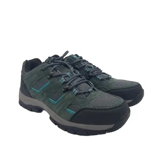 Northside Hiking Sneaker Women's 10 Teal Blue Low Lace Boots Trail Shoe Monroe - Picture 1 of 9