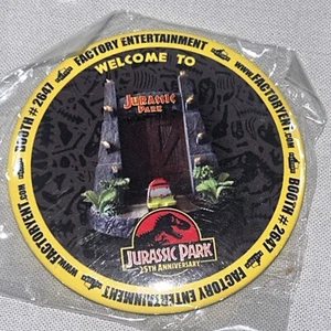 Botón de entretenimiento de fábrica 25 aniversario de Jurassic Park - Imagen 1 de 5