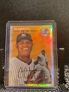 CC Sabathia 2023 Topps Chrome Platinum Topps Logo Refractor #425/499 - - Picture 1 of 2