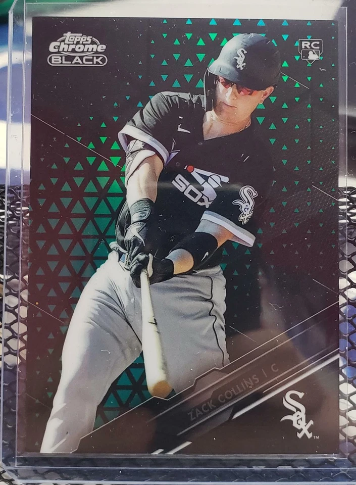 Zach Collins 2020 Topps Chrome BLACK GREEN Refractor Rookie /99 - Image 1 of 1