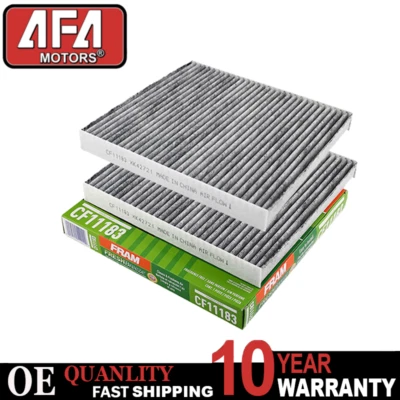 2 peças filtro de ar de cabine para Ford Explorer Flex Taurus 2010 2011-2019 Lincoln MKS - Imagem 1 de 4