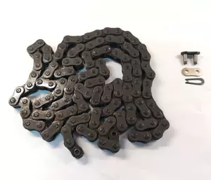 Triumph Tiger Cub D341 Rear Wheel Drive Chain + Split Link 116 Links 1/2 x 3/16 - Picture 1 of 11