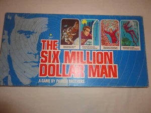 Vintage The Six Million Dollar Man Board Game Parker Brothers 1975 - Imagen 1 de 5
