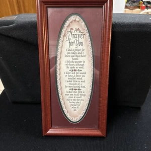 Oración de Dios-Dije una oración por ti hoy y sé que Dios debe haber escuchado pieza de pared - Imagen 1 de 11
