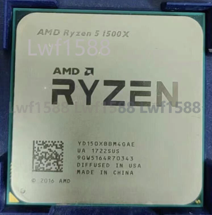 AMD Ryzen 5 1500X R5-1500X 3.5-3.7GHz 4-core 65W socket AM4 CPU processor - Image 1 of 1