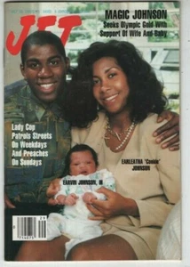 Jet Magazine Magic Johnson & Earleatha & Earvin July 20 1992 NO ML 102721nonr - Picture 1 of 1