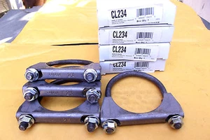  2 3/4" X 3/8",4 PCS,HEAVY DUTY BOXED MUFFLER CLAMPS,HIGH QUALITY,MADE IN CANADA - Bild 1 von 3