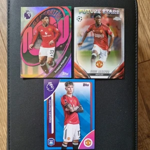 Kobbie Mainoo Generation Now & Future Stars & Garnacho Blue Parallel Topps 25/26 - Picture 1 of 8