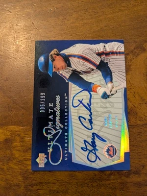 Upper Deck Ultimate Collection 2003 #US-GC Gary Carter Signatures #/199 Foto 1 de 2