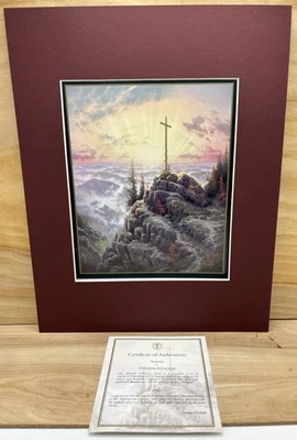Thomas Kinkade "Sunrise" Matted Collectors Print, COA 11 x 14 - Image 1 of 4