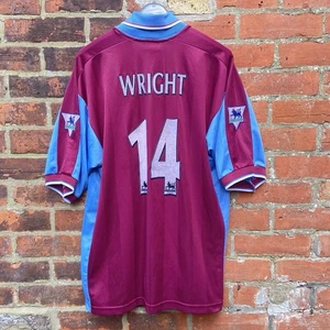 1998 1999 West Ham Home Football Shirt Mens XL Pony Ian Wright 14 Dr Martens 90s - Picture 1 of 20