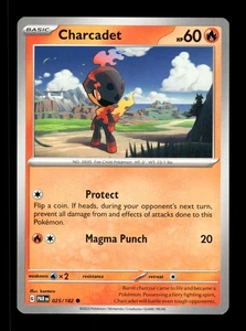 Charcadet Common SV04: Paradox Rift 025/182 NM Pokemon NM - Picture 1 of 2