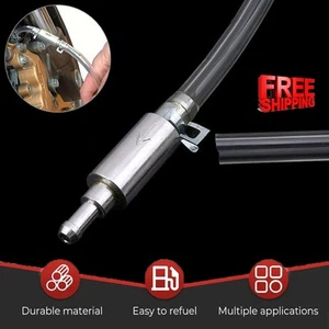 Manguera de purga de frenos - Kit de herramientas de purga de tubo de válvula de retención unidireccional para automóvil motocicleta - Imagen 1 de 19