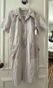 Sears Zip & Dash Gürtel gestreift Hauskleid kariert Streifen NEU Gürtel Zip 12 - Bild 1 von 8