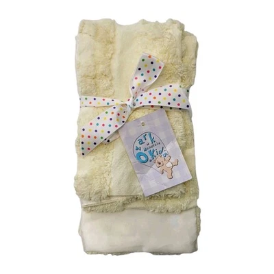 Ozark Mountain Kids Lovey Baby Blanket Yellow Tufted  - Image 1 of 4