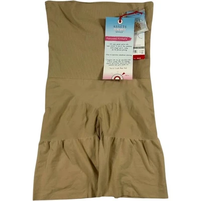 NWT SPANX Assets Red Hot Label Beige High Waist Mid Thigh Focused Firmers 1X - Image 1 of 4