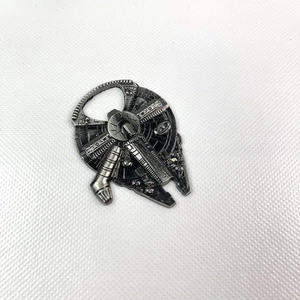 Star Wars Millennium Falcon Metall Flaschenöffner Druckguss silberfarben Sammlerstück - Bild 1 von 7