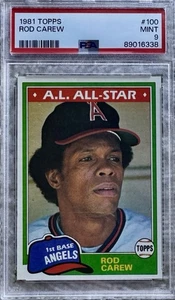 Topps Rod Carew 1981 PSA 9 - Imagen 1 de 2