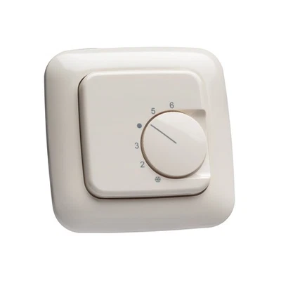 Raumthermostat inkl. Busch Jäger Duro 2000 Rahmen 2511-212 für Fußbodenheizung - Bild 1 von 4