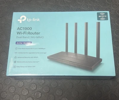 TP-Link Archer AC1900 Dual Band Wi-Fi Router MU-MIMO Archer A8 Sealed - Image 1 of 3