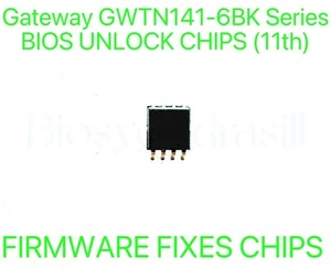 Gateway GWTN141-6BK Series, ADMIN NO PASSWORD FIRMWARE FIXES BIOS CHIP - Bild 1 von 1