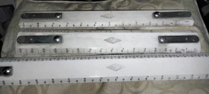 3 vintage mavita engineering rulers rare - Picture 1 of 4