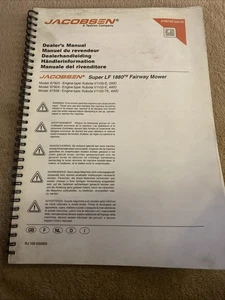 Jacobsen Super LF 1880 Fairwaymäher Händlerhandbuch - Bild 1 von 4