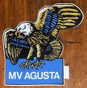 MV AUGUSTA Logo mit Adler - Vinyl Tuning Aufkleber - Großformat 22 x 22 cm - Bild 1 von 1
