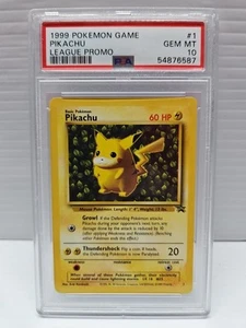 PSA 10 - Pikachu #1 - League - Black Star Promo - Wizards Of The Coast - Bild 1 von 2