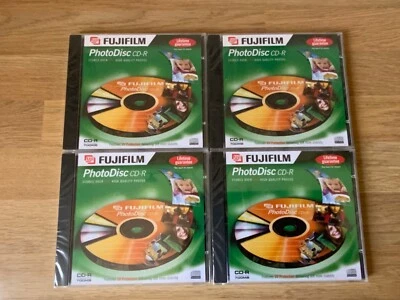 FujiFilm PhotoDisc CD-R 700mb  x 4 ~ BRAND NEW AND SEALED - Image 1 of 2