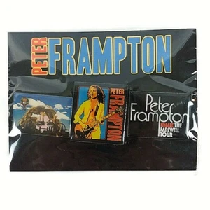 Neu SEALED 3 Peter Frampton The Farewell Tour Collector’s Pins  - Bild 1 von 4