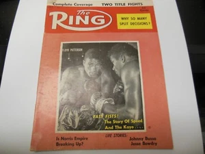 THE RING JUL 1958 FLOYD PATTERSON COVER BOXING MAGAZINE RARE COOL VINTAGE CONDIT - Picture 1 of 2