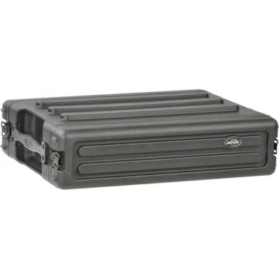 SKB Cases 1SKB-R2S Roto-Molded 2U Shallow Rack Case UPC 789270995048 - Image 1 of 4