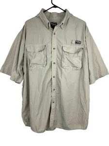 Gander Mountain Guide Series Fishing Shirt Size XLT Khaki Cape Vented Hiking - Picture 1 of 9