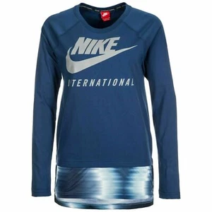 Nike International Reflektierendes Oberteil Langarm 835537 423 Damen Medium - Bild 1 von 3