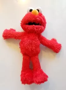 Sesame Street Plush Elmo Hug Toy Let Plush Play Hasbro 9 Inch - Picture 1 of 12