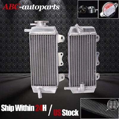 (Left+Right) L+R Radiators Fit 2006 Yamaha YZ250F & 2007-2013 Yamaha WR250F - Image 1 of 4