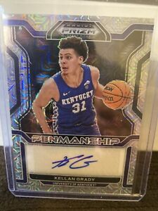 KELLAN GRADY AUTO 2022-23 Panini Prizm Draft Pick Mojo /25 PENMANSHIP  Wildcats