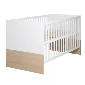 Roba Kombi-Kinderbett Gabriella 70x140cm weiß/natur 3 Schlupfsprossen TOP - Bild 1 von 4