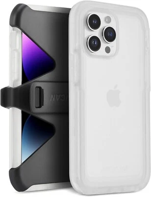 Pelican Voyager  Case and Holster Wireless Charging Apple iPhone 14 Pro (Clear) - Image 1 of 2