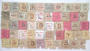 BRB 100 X 1/2 All Different Outward and Return Edmondson Tickets Used #10 - Picture 1 of 2