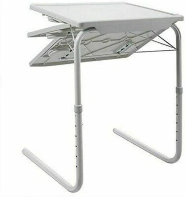 TABLE MATE II WITH METAL CLIPS HEAVY DUTY DINNER LAPTOP TRAY FOLDING DESK BED - Image 1 of 4