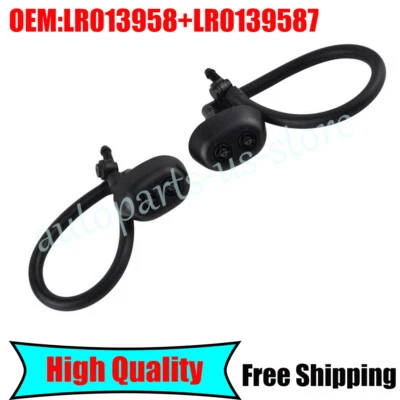 1 par de faros de boquilla de lavado de parachoques delantero para Land Rover LR4 2010-2016 Foto 1 de 4