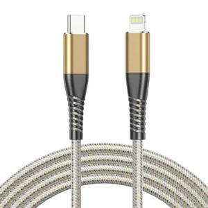 3ft 30W Type C USB-C to 8pin DataSync Charging Cable compatible with iphone 5-14 - Picture 1 of 1