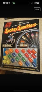 Vintage 1980s 'Spokey Sparklers' Safety-Action Spoke-Reflectors - Picture 1 of 1