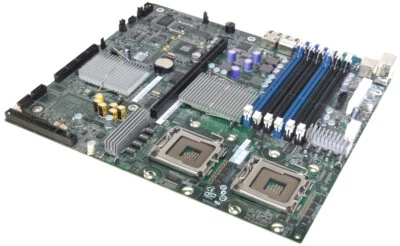 Intel S5000VCL Motherboard D41874-700 2x LGA771 6x DDR2 Pci-X - Image 1 of 2
